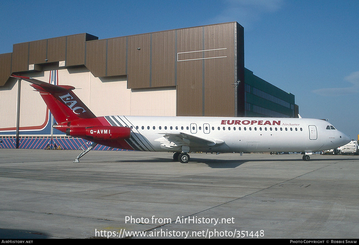 Aircraft Photo of G-AVMI | BAC 111-510ED One-Eleven | European Aircharter - EAL/EAC | AirHistory.net #351448