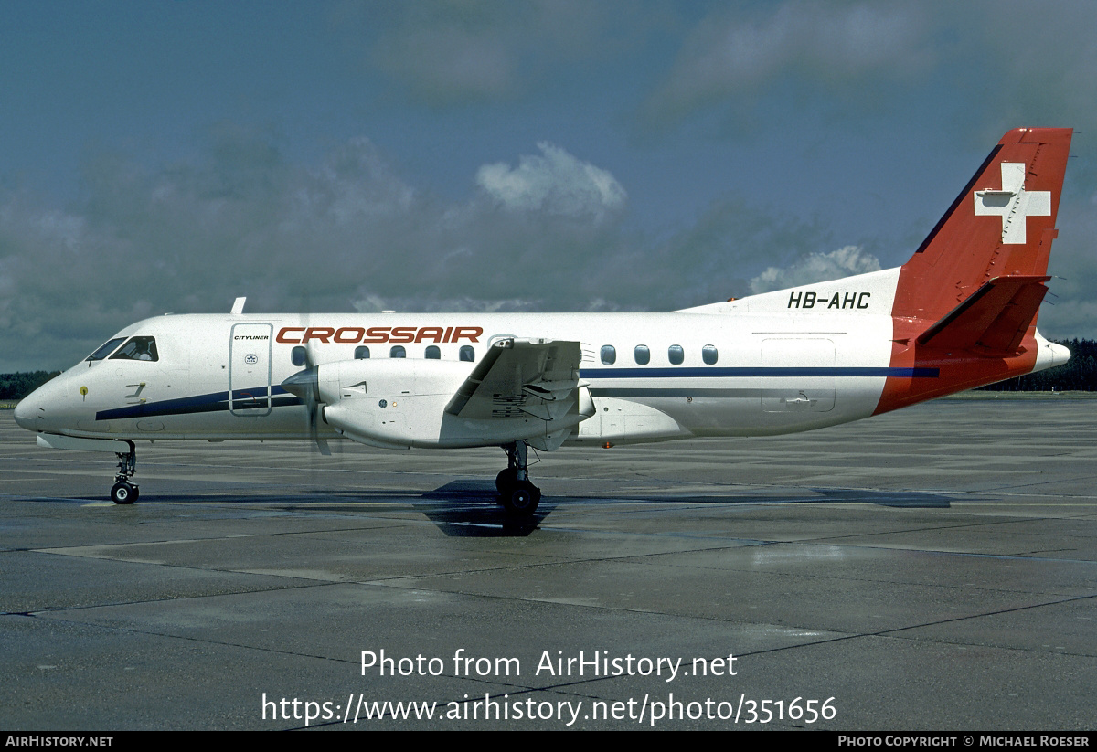 Aircraft Photo of HB-AHC | Saab-Fairchild SF-340A | Crossair | AirHistory.net #351656