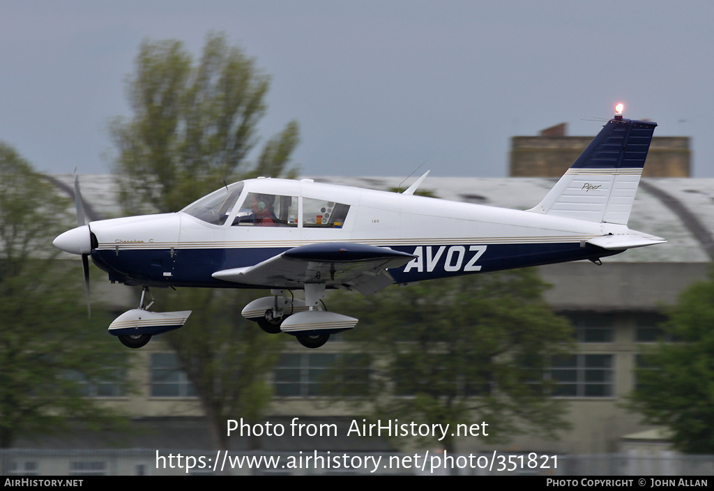 Aircraft Photo of G-AVOZ | Piper PA-28-180 Cherokee C | AirHistory.net #351821