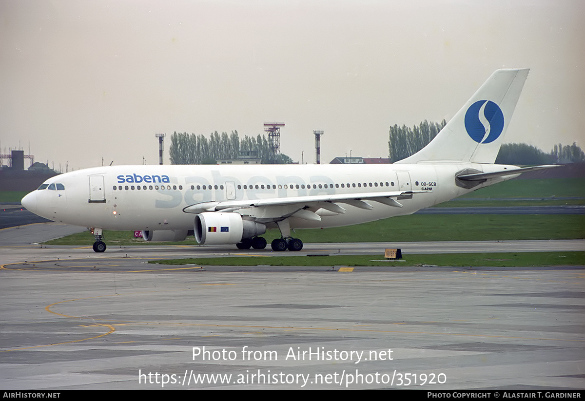 Aircraft Photo of OO-SCB | Airbus A310-222 | Sabena | AirHistory.net #351920