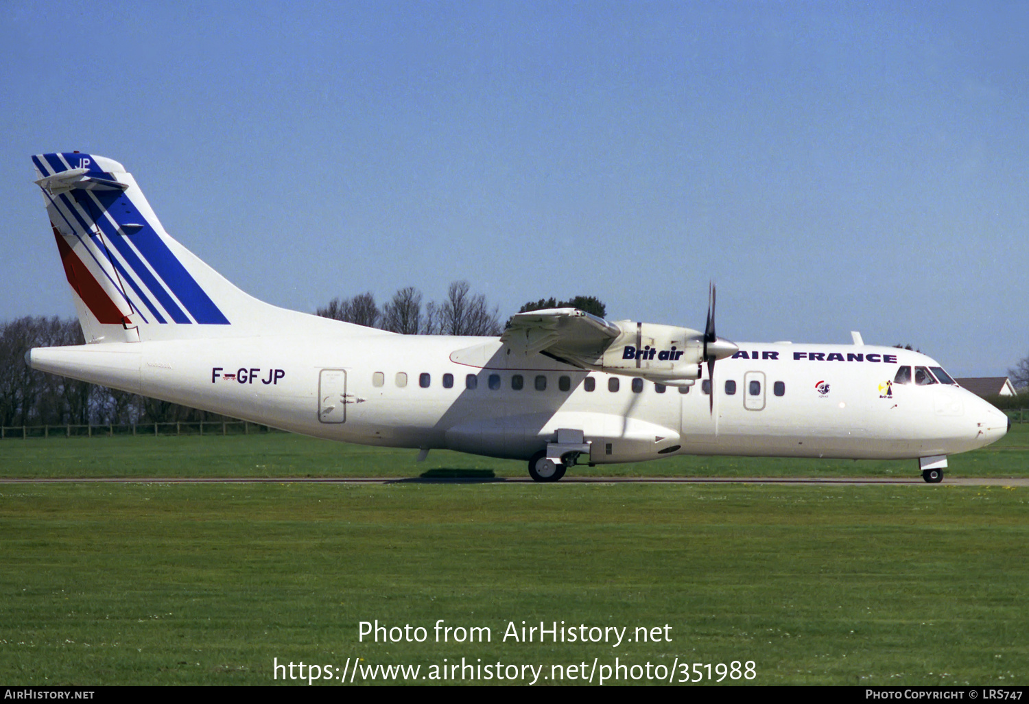 Aircraft Photo of F-GFJP | ATR ATR-42-300 | Air France | AirHistory.net #351988