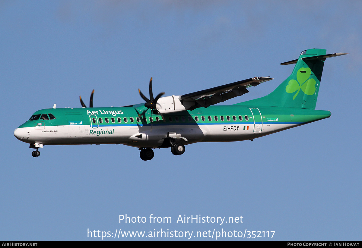 Aircraft Photo of EI-FCY | ATR ATR-72-600 (ATR-72-212A) | Aer Lingus Regional | AirHistory.net #352117