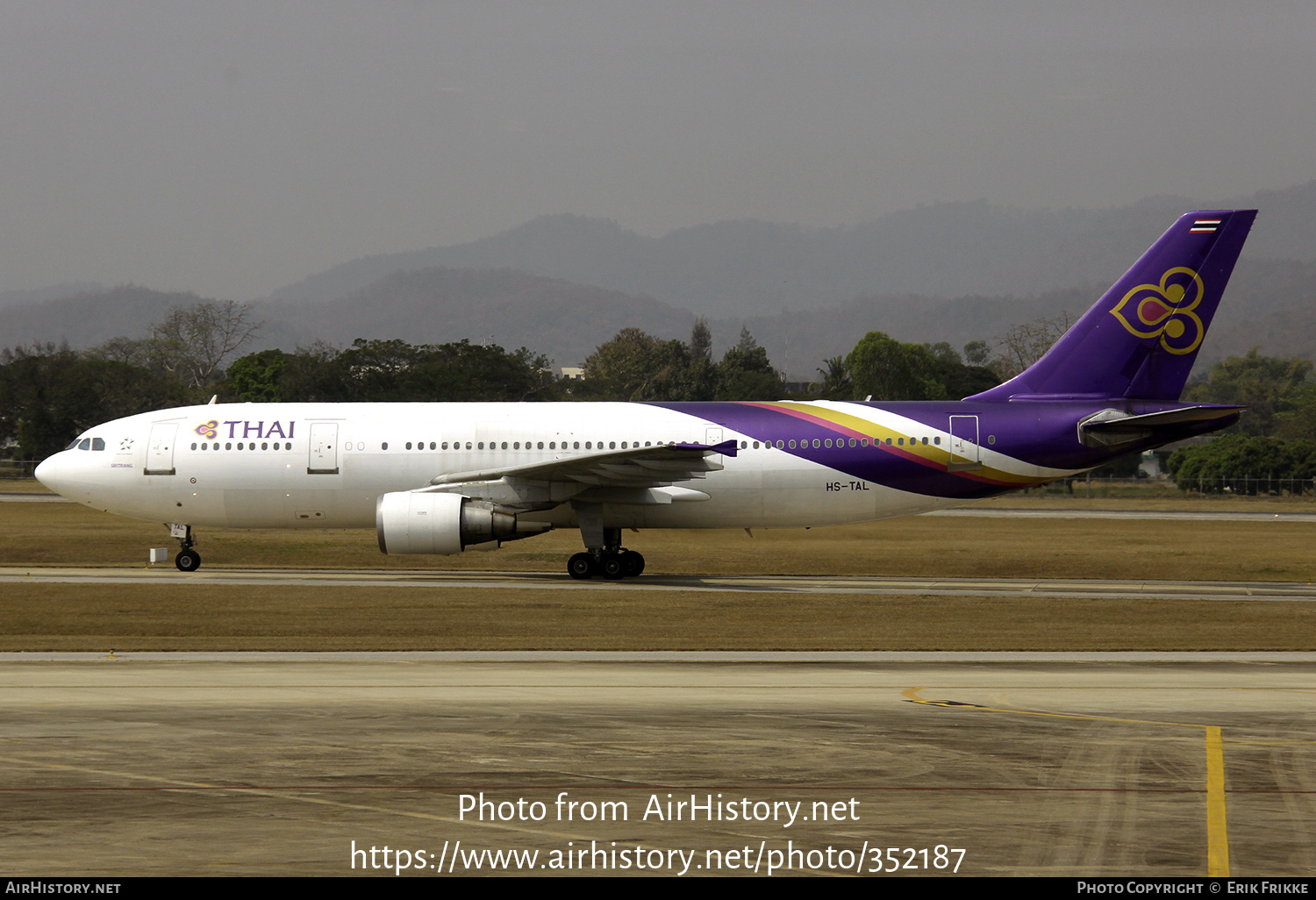 Aircraft Photo of HS-TAL | Airbus A300B4-622R | Thai Airways International | AirHistory.net #352187