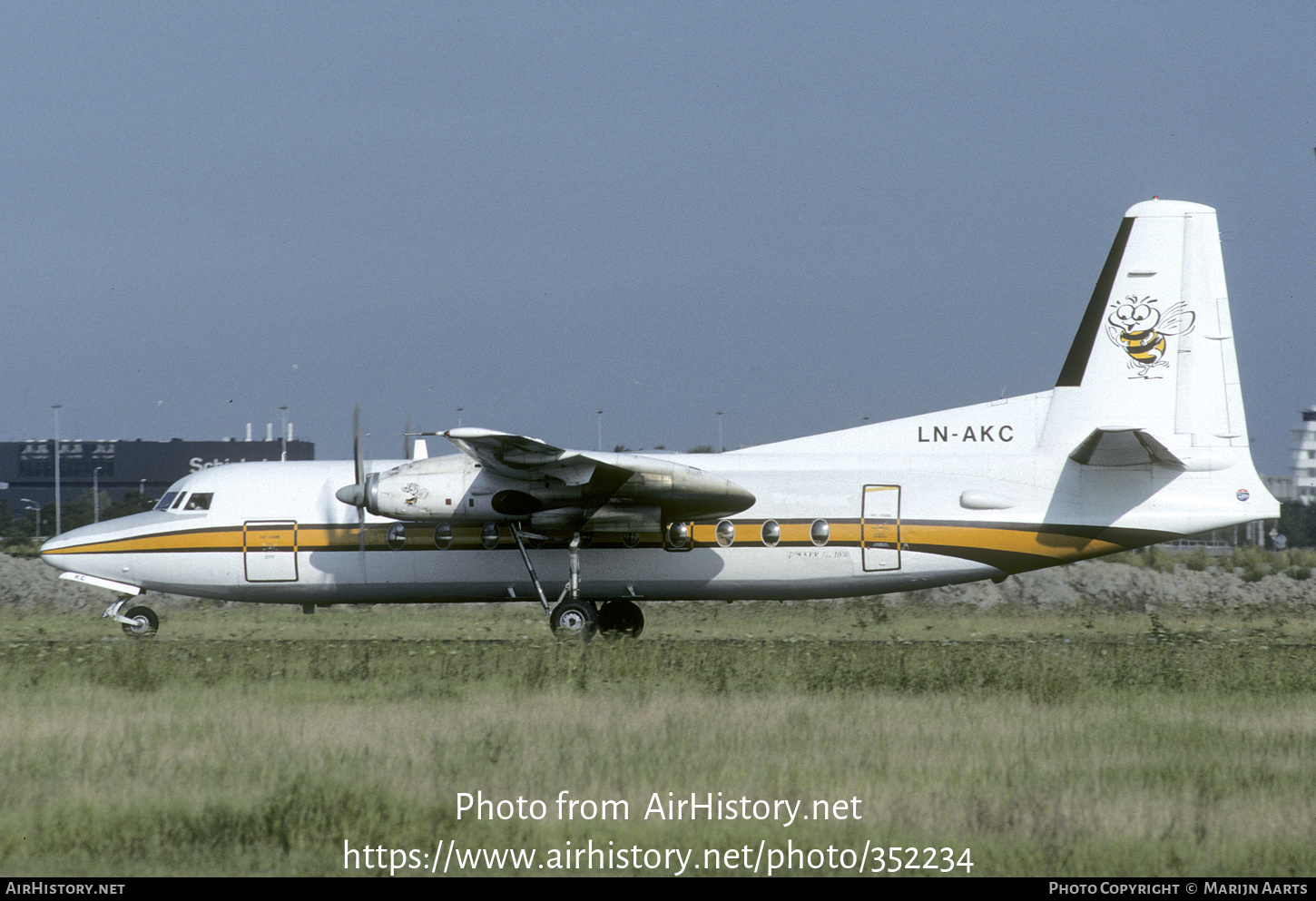 Aircraft Photo of LN-AKC | Fokker F27-200 Friendship | Busy Bee of Norway | AirHistory.net #352234