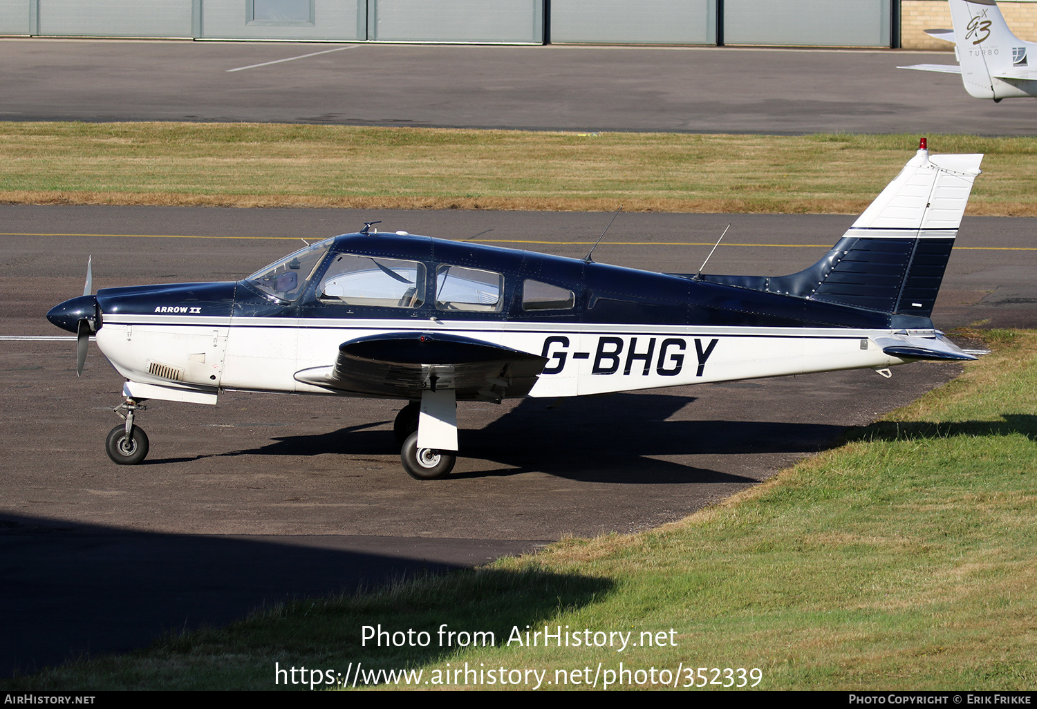 Aircraft Photo of G-BHGY | Piper PA-28R-200 Cherokee Arrow II | AirHistory.net #352339