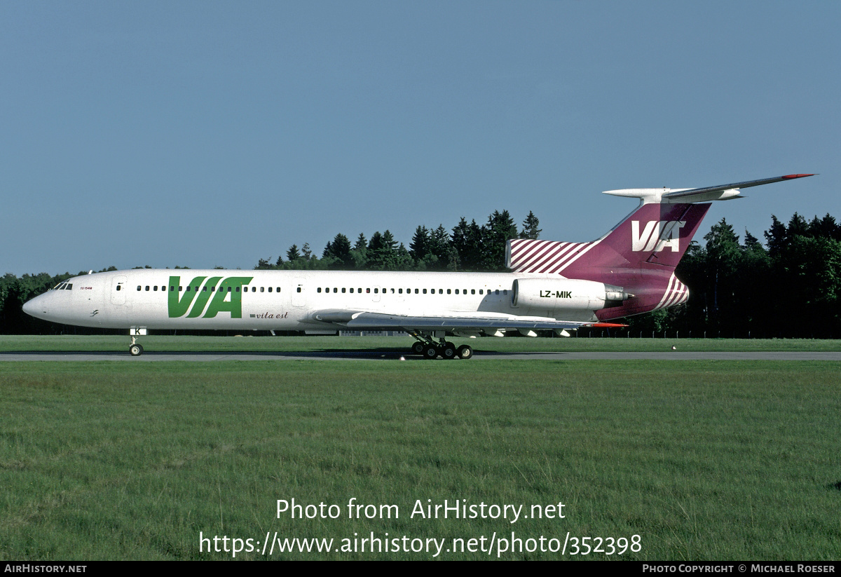 Aircraft Photo of LZ-MIK | Tupolev Tu-154M | VIA - Air VIA Bulgarian Airways | AirHistory.net #352398