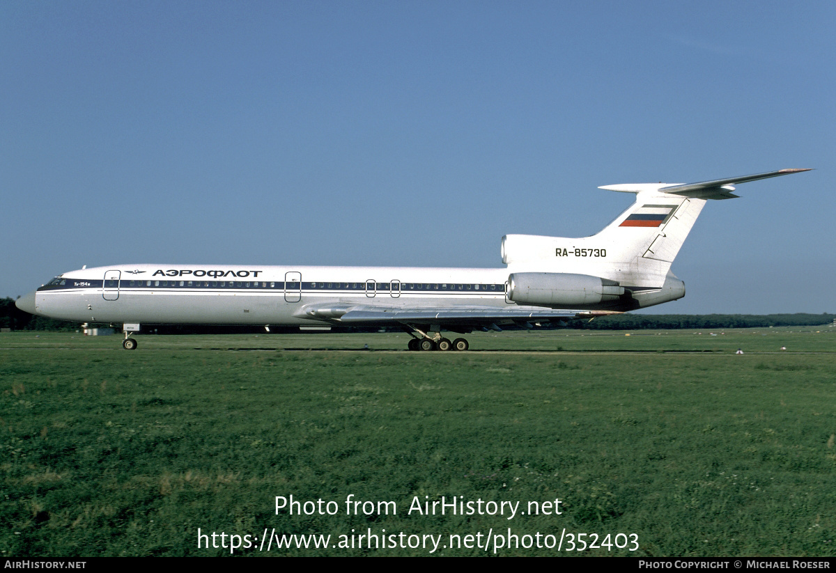 Aircraft Photo of RA-85730 | Tupolev Tu-154M | Aeroflot | AirHistory.net #352403