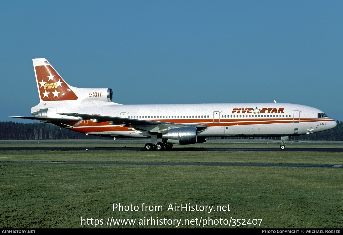 Aircraft Photo of N31001 | Lockheed L-1011-385-1 TriStar 1 | Five Star Airlines | AirHistory.net #352407