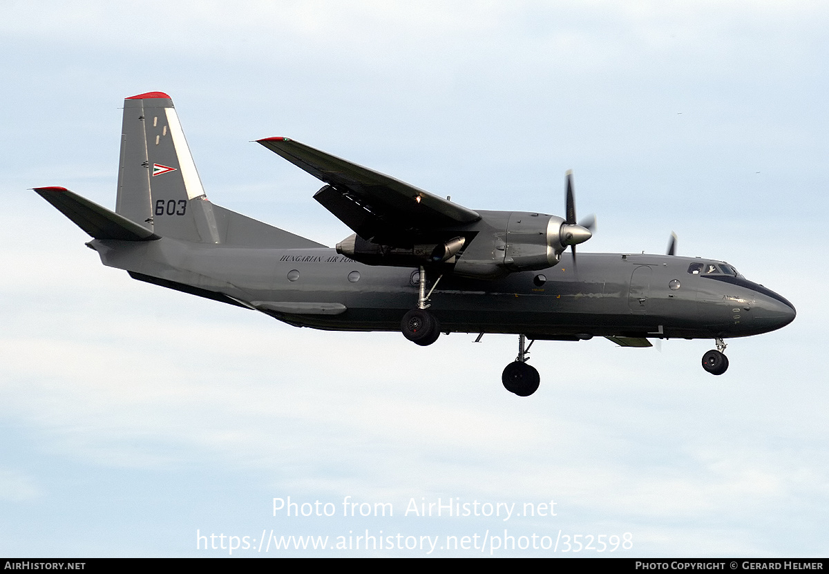 Aircraft Photo of 603 | Antonov An-26 | Hungary - Air Force | AirHistory.net #352598