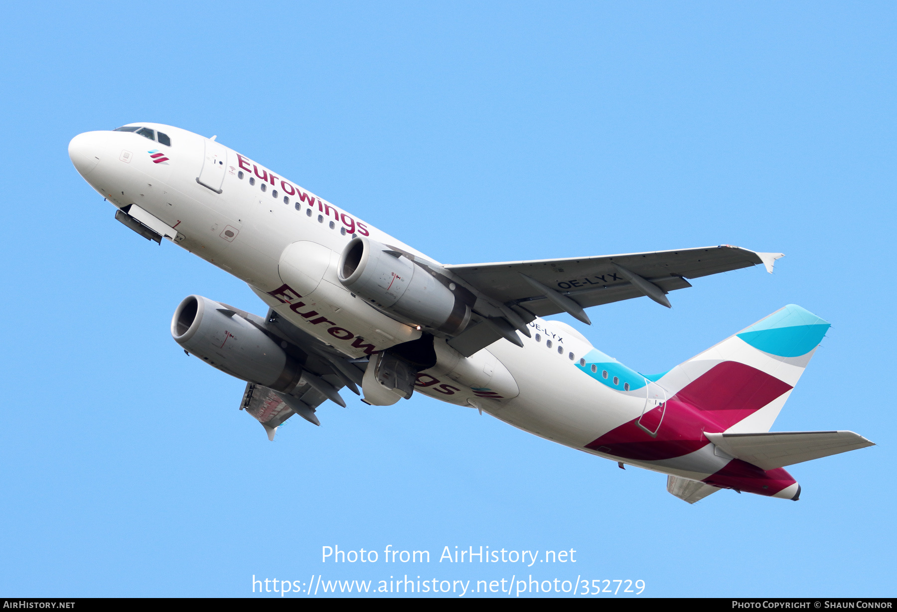 Aircraft Photo of OE-LYX | Airbus A319-132 | Eurowings | AirHistory.net #352729