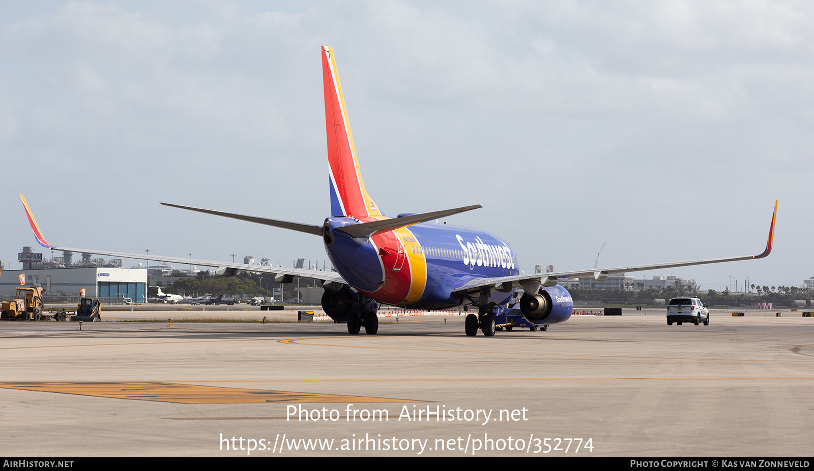 Aircraft Photo of N458WN | Boeing 737-7H4 | Southwest Airlines | AirHistory.net #352774