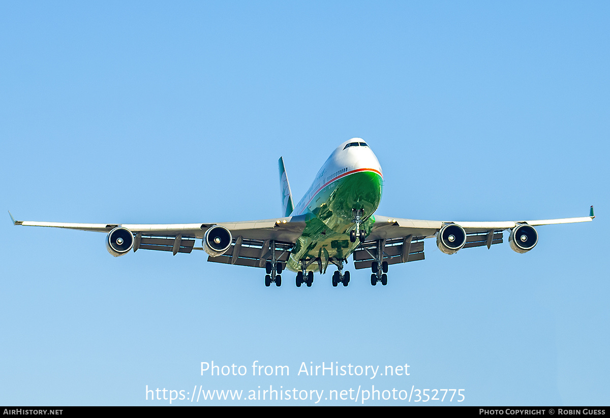 Aircraft Photo of B-16412 | Boeing 747-45E | EVA Air | AirHistory.net #352775