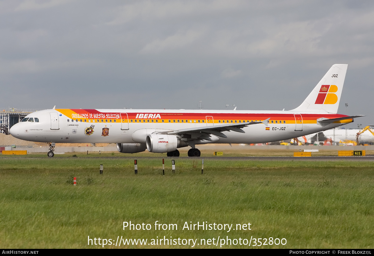 Aircraft Photo of EC-JQZ | Airbus A321-211 | Iberia | AirHistory.net #352800