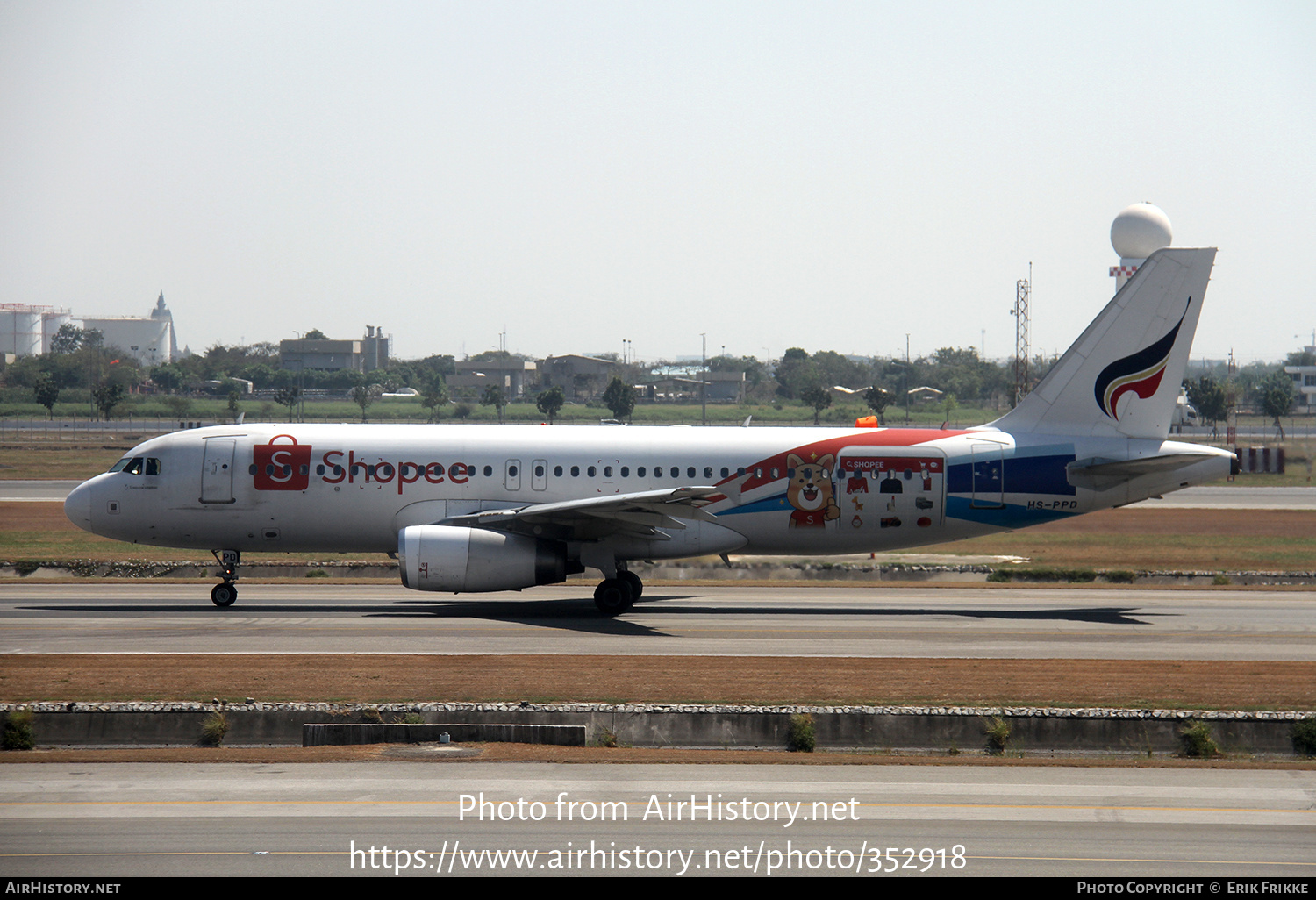 Aircraft Photo of HS-PPD | Airbus A320-232 | Bangkok Airways | AirHistory.net #352918