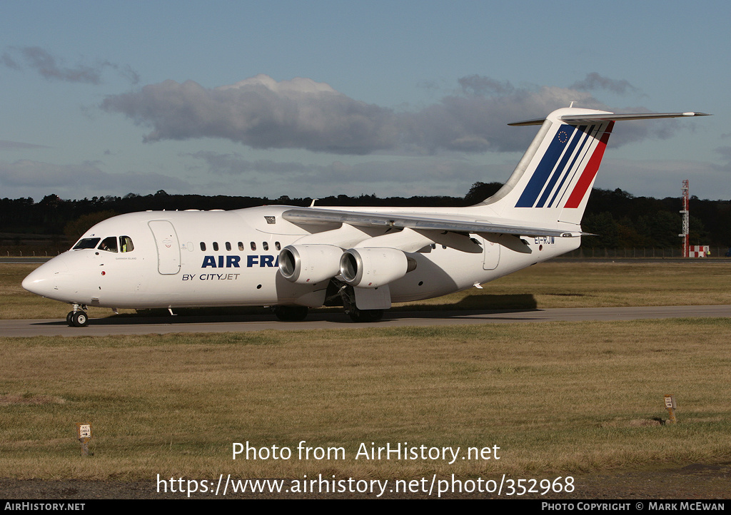 Aircraft Photo of EI-RJW | BAE Systems Avro 146-RJ85 | Air France | AirHistory.net #352968