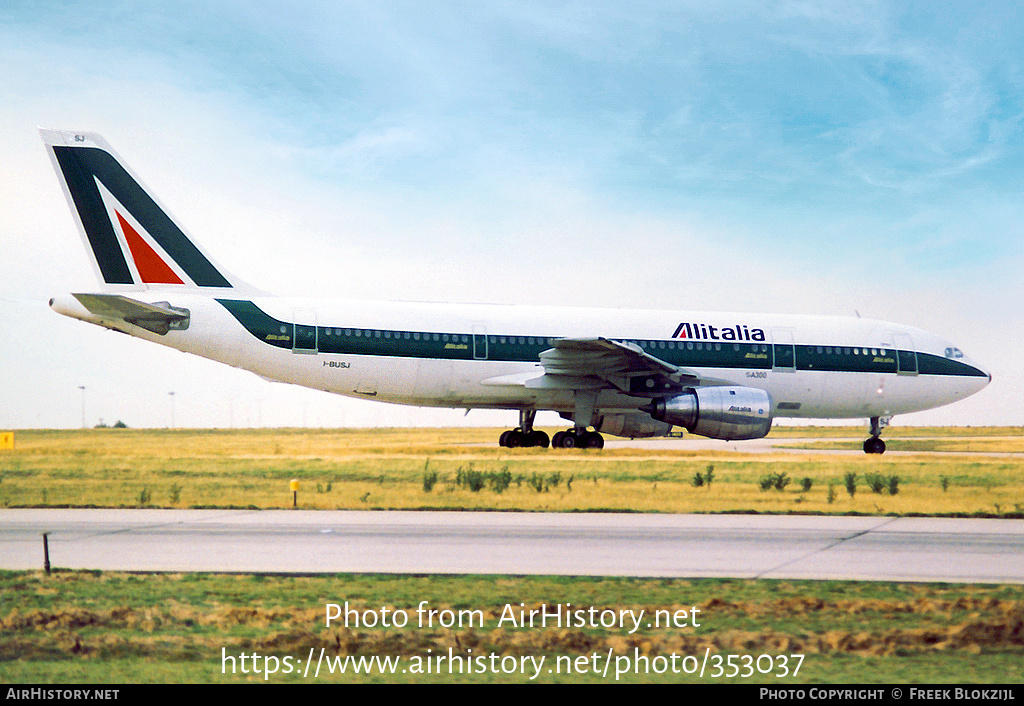 Aircraft Photo of I-BUSJ | Airbus A300B4-203 | Alitalia | AirHistory.net #353037