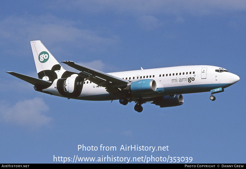 Aircraft Photo of G-IGOB | Boeing 737-36Q | Go Fly | AirHistory.net #353039