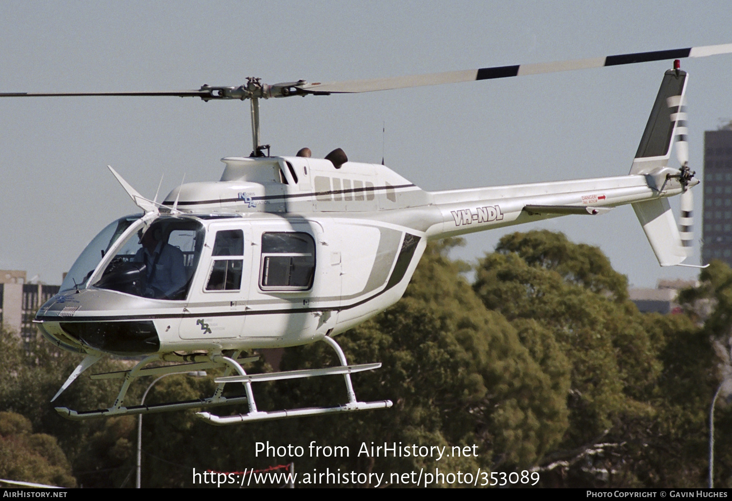 Aircraft Photo of VH-NDL | Bell 206B-3 JetRanger III | Noris Dinan Aviation | AirHistory.net #353089