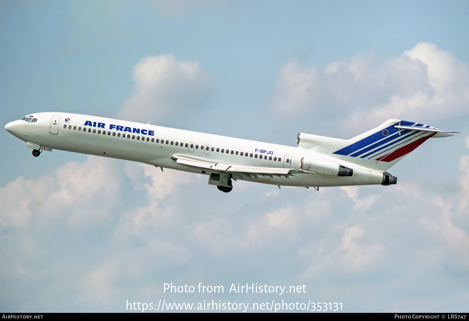 Aircraft Photo of F-BPJO | Boeing 727-228 | Air France | AirHistory.net #353131