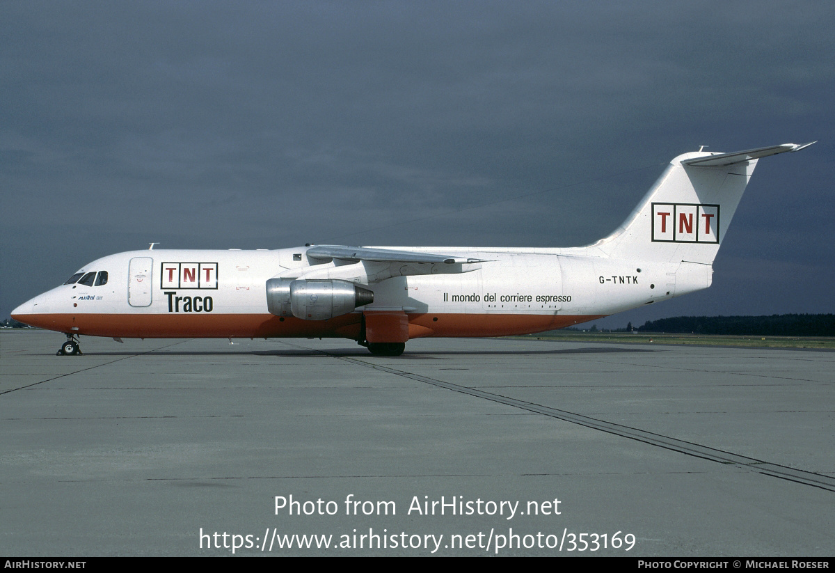 Aircraft Photo of G-TNTK | British Aerospace BAe-146-300QT Quiet Trader | TNT Express | AirHistory.net #353169