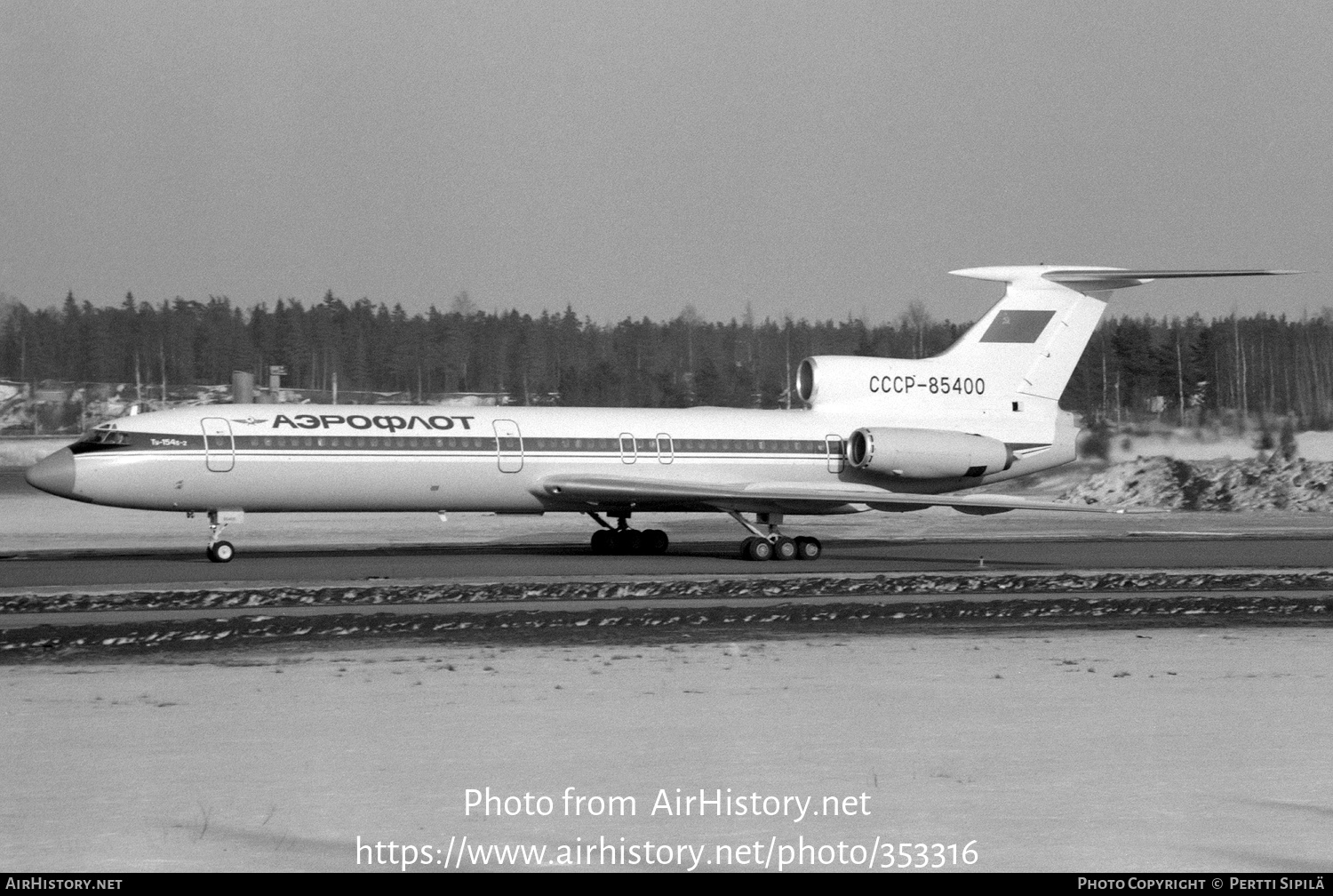 Aircraft Photo of CCCP-85400 | Tupolev Tu-154B-2 | Aeroflot | AirHistory.net #353316