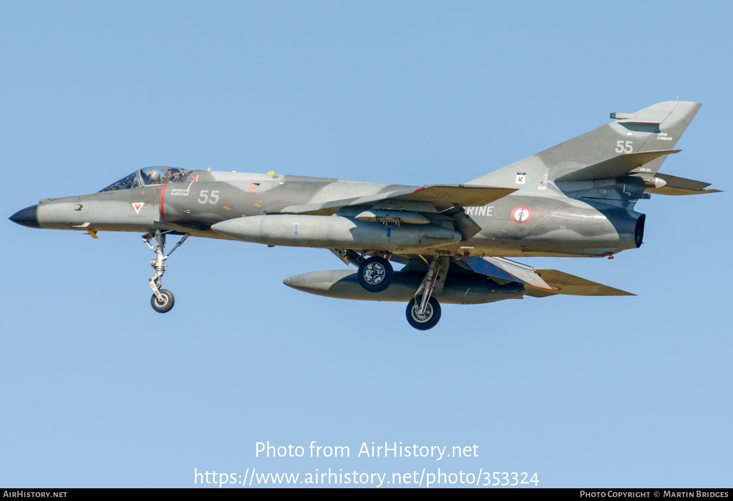 Aircraft Photo of 55 | Dassault Super Etendard Modernisé | France - Navy | AirHistory.net #353324