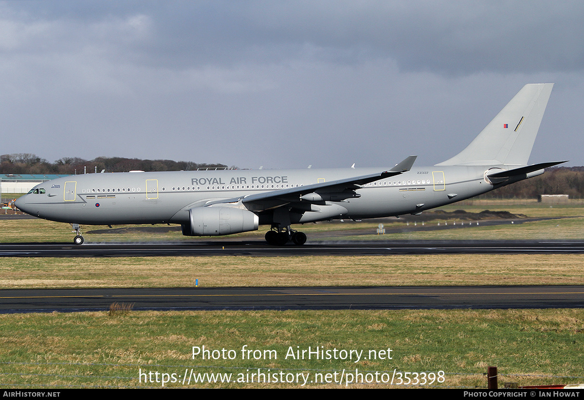 Aircraft Photo of ZZ337 | Airbus A330 Voyager KC3 (A330-243MRTT) | UK - Air Force | AirHistory.net #353398