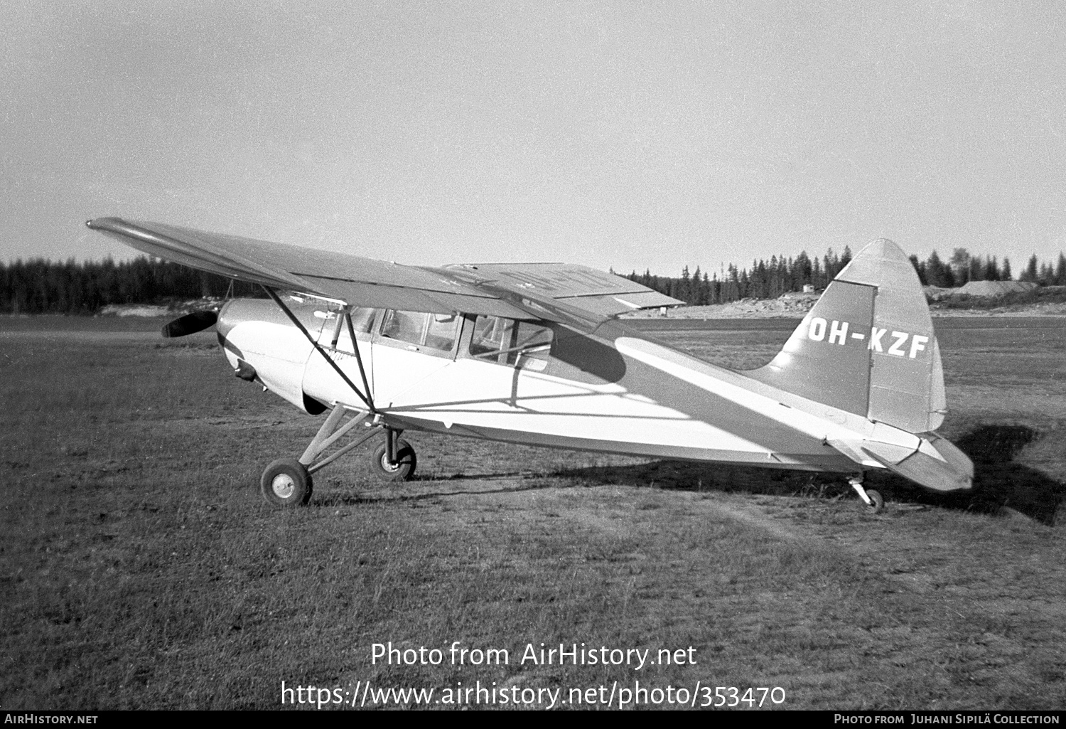 Aircraft Photo of OH-KZF | SAI KZ VII U-4 Laerke | AirHistory.net #353470