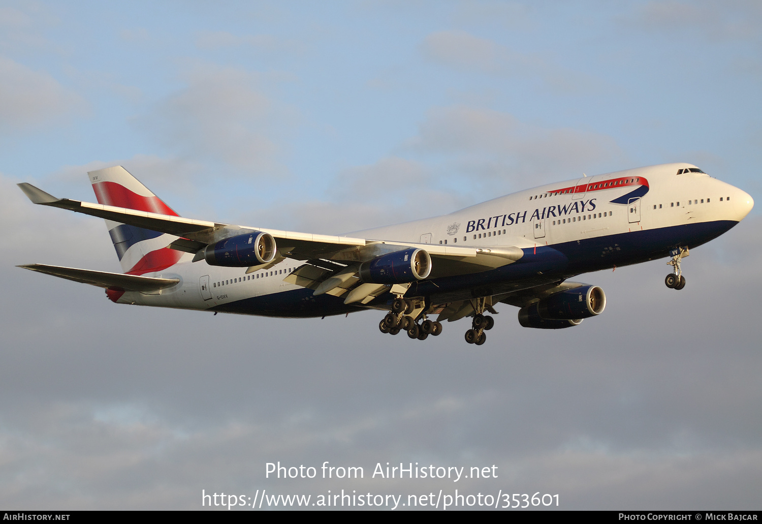 Aircraft Photo of G-CIVV | Boeing 747-436 | British Airways | AirHistory.net #353601