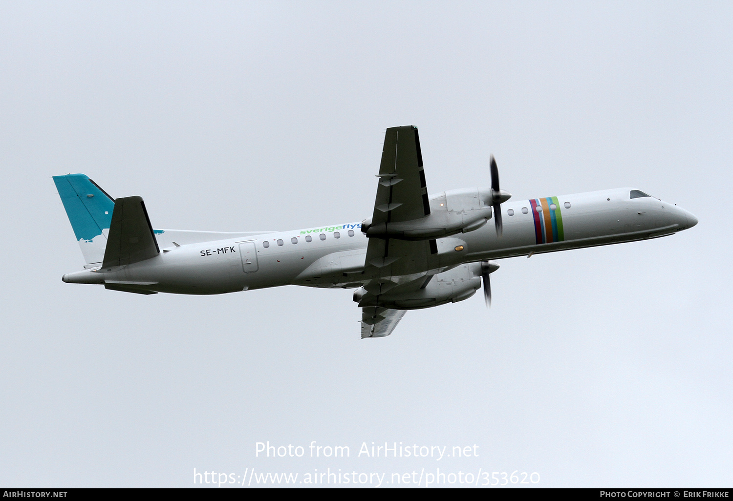 Aircraft Photo of SE-MFK | Saab 2000 | Braathens Regional | AirHistory.net #353620