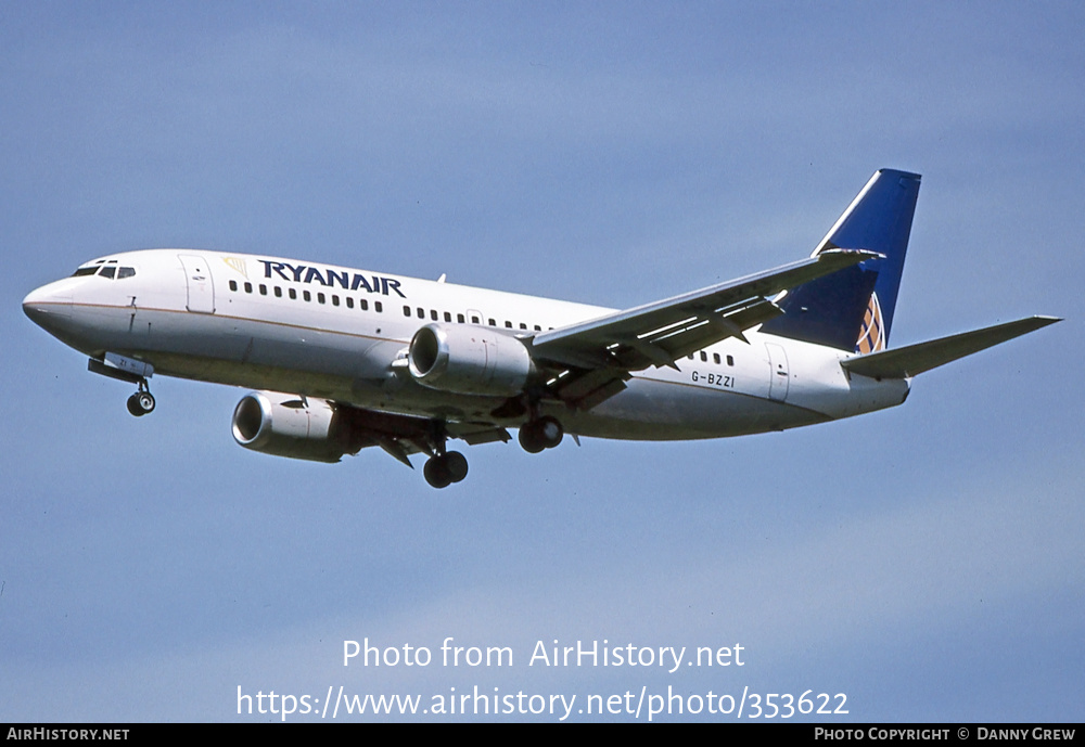 Aircraft Photo of G-BZZI | Boeing 737-3Q8 | Ryanair | AirHistory.net #353622