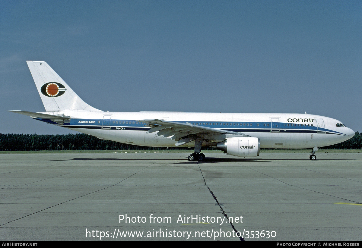 Aircraft Photo of OY-CNK | Airbus A300B4-120 | Conair of Scandinavia | AirHistory.net #353630