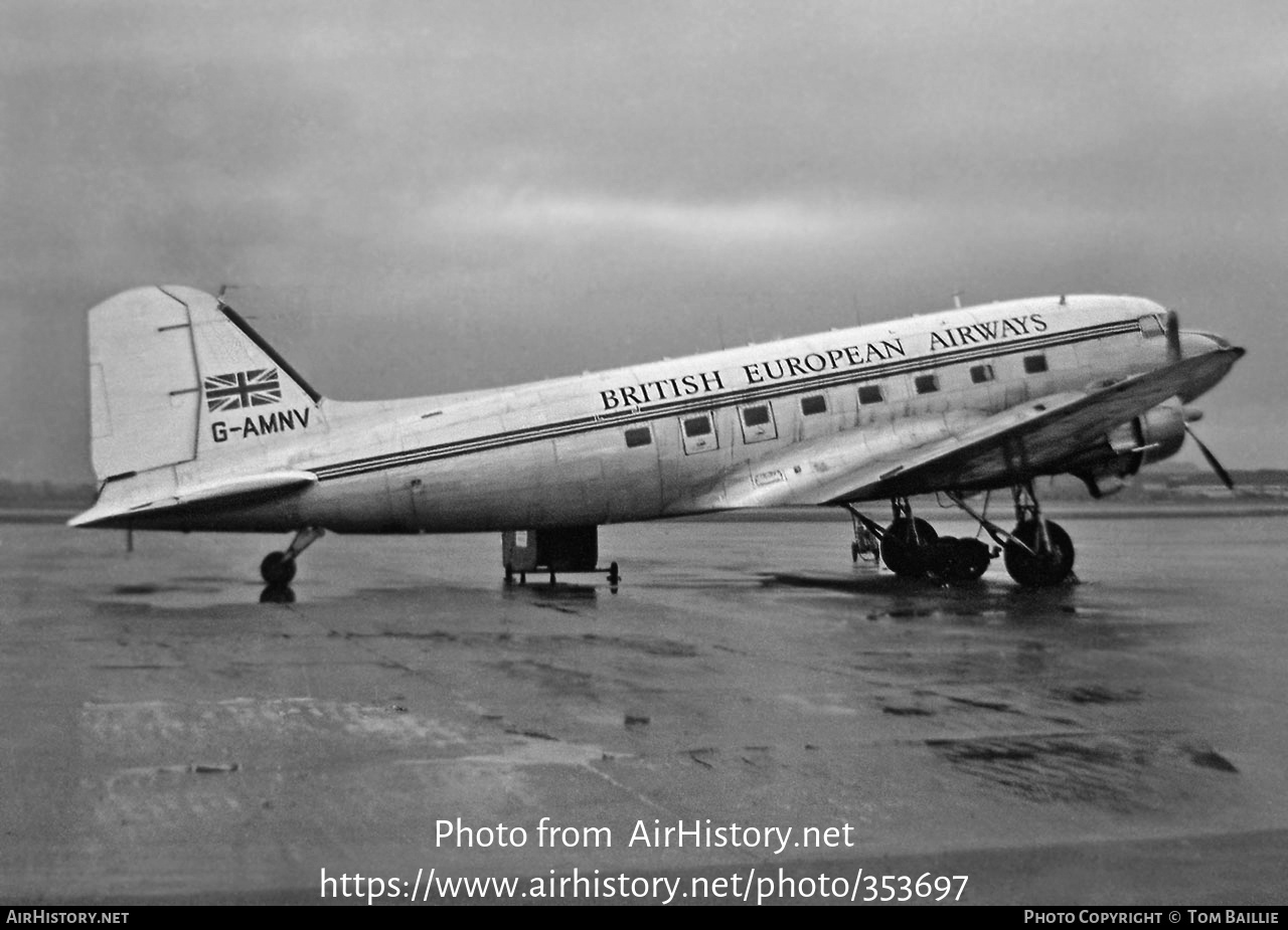 Aircraft Photo of G-AMNV | Douglas C-47B Skytrain | BEA - British European Airways | AirHistory.net #353697