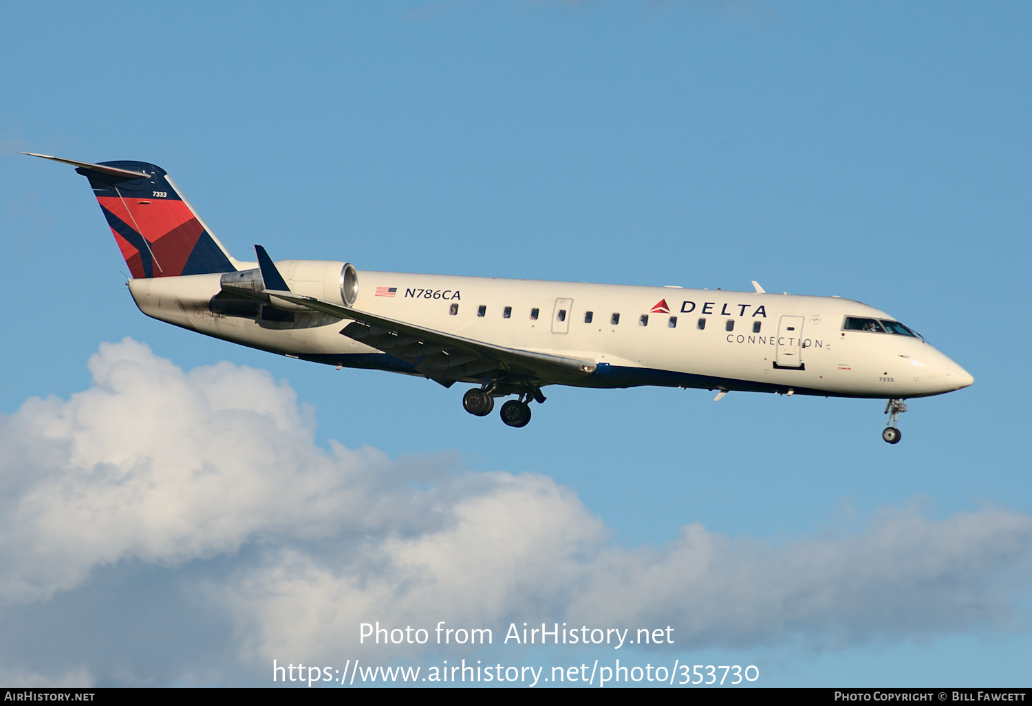 Aircraft Photo of N786CA | Bombardier CRJ-100ER (CL-600-2B19) | Delta Connection | AirHistory.net #353730