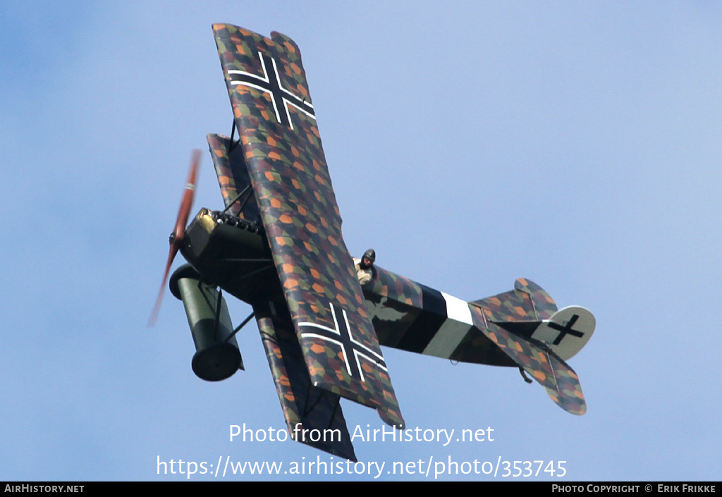 Aircraft Photo of SE-XVO | Fokker D.VII (replica) | Germany - Air Force | AirHistory.net #353745