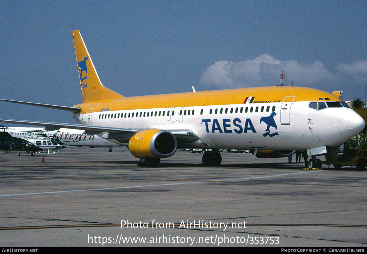 Aircraft Photo of N242GD | Boeing 737-4Q8 | TAESA - Transportes Aéreos Ejecutivos | AirHistory.net #353753