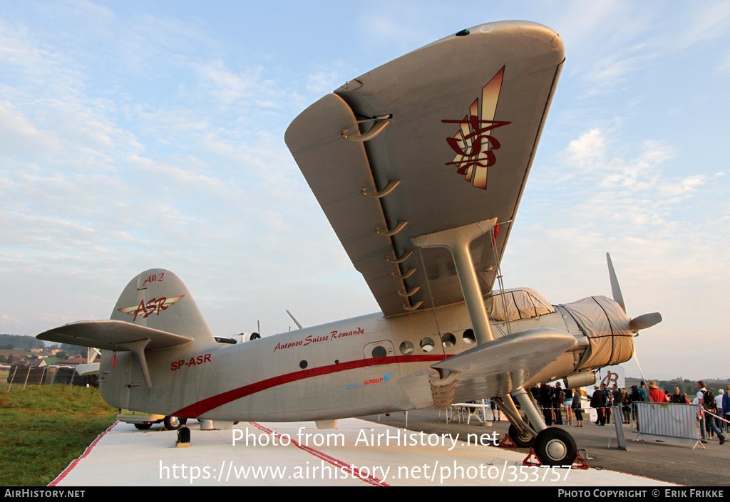 Aircraft Photo of SP-ASR | Antonov An-2TP | Antonov Suisse Romande - ASR | AirHistory.net #353757