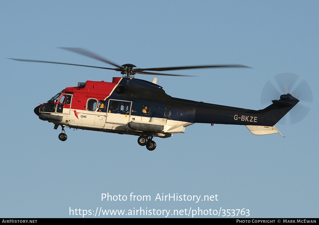 Aircraft Photo of G-BKZE | Aerospatiale AS-332L Super Puma | CHC Helicopters | AirHistory.net #353763