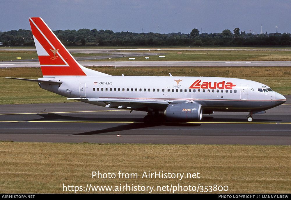 Aircraft Photo of OE-LNL | Boeing 737-6Z9 | Lauda Air | AirHistory.net #353800