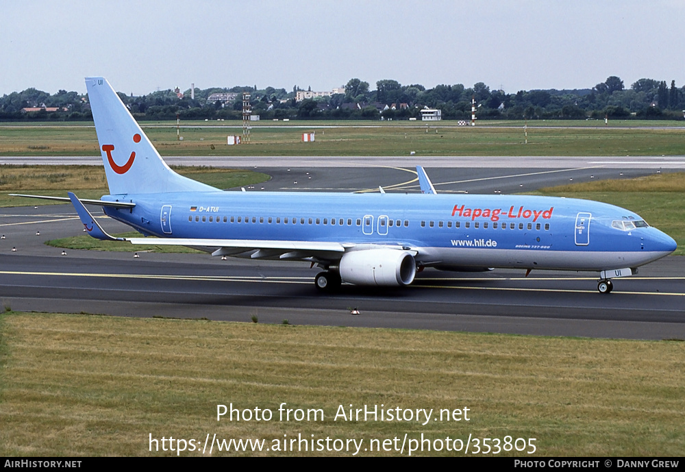 Aircraft Photo of D-ATUI | Boeing 737-86Q | Hapag-Lloyd | AirHistory.net #353805