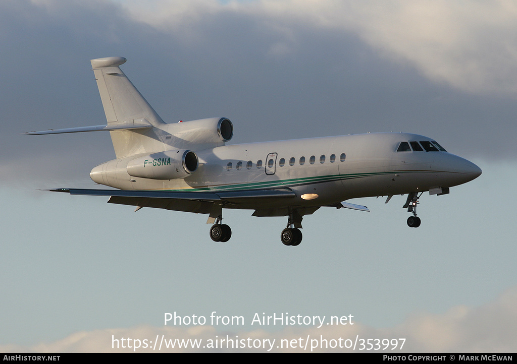 Aircraft Photo of F-GSNA | Dassault Falcon 900EX | AirHistory.net #353997