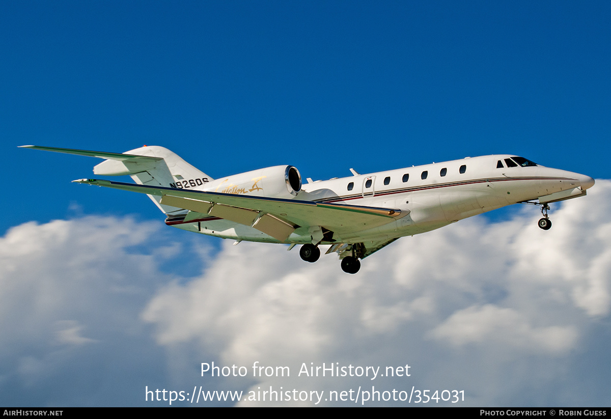 Aircraft Photo of N926QS | Cessna 750 Citation X | AirHistory.net #354031