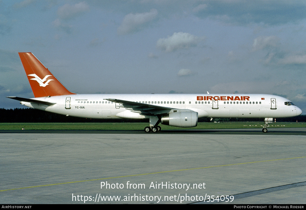 Aircraft Photo of TC-GUL | Boeing 757-225 | Birgenair | AirHistory.net #354059