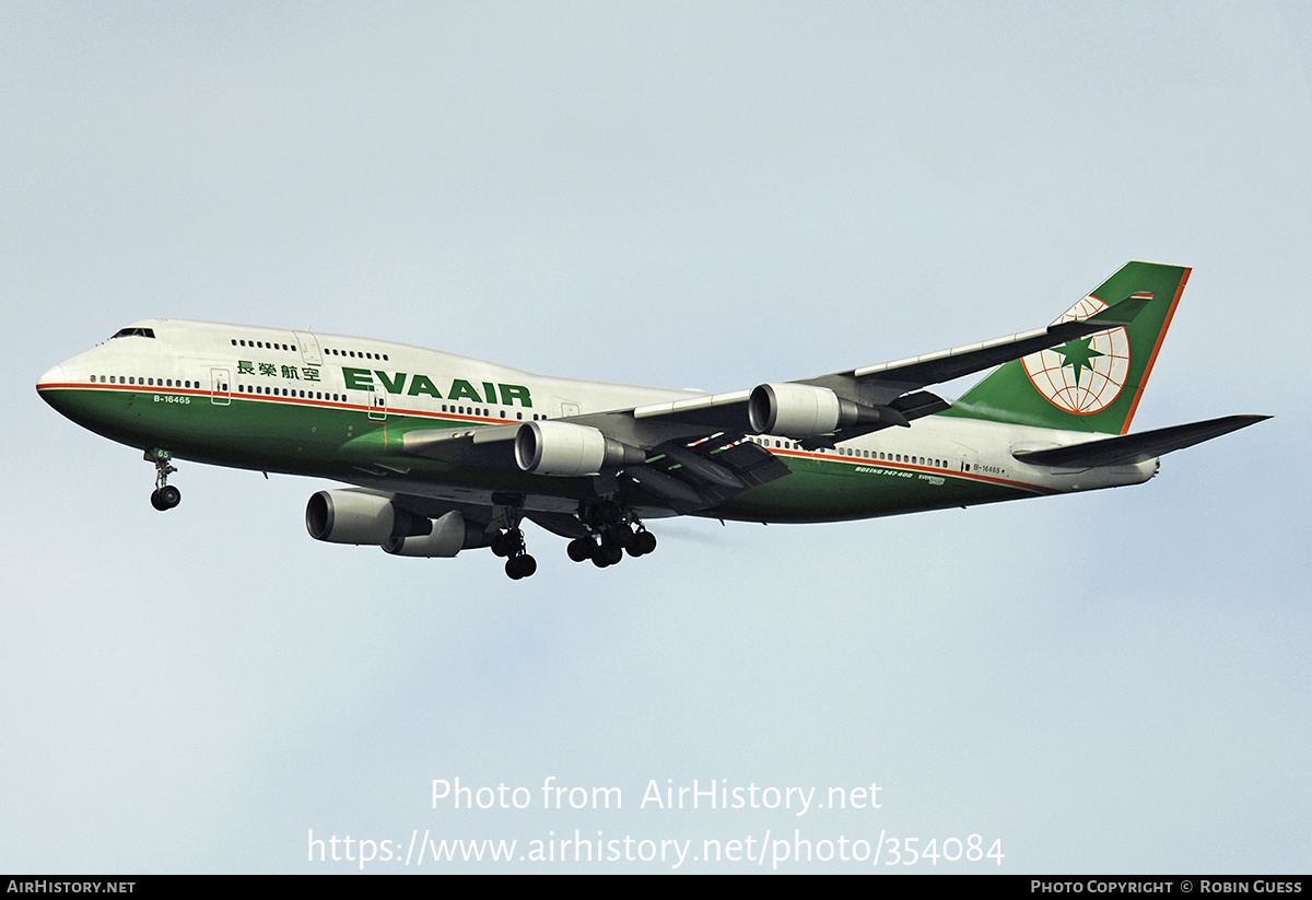 Aircraft Photo of B-16465 | Boeing 747-45EM | EVA Air | AirHistory.net #354084