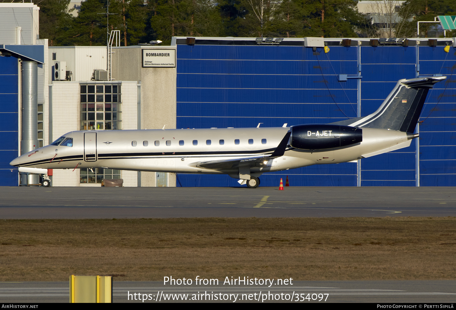 Aircraft Photo of D-AJET | Embraer Legacy 650 (EMB-135BJ) | Air Hamburg | AirHistory.net #354097