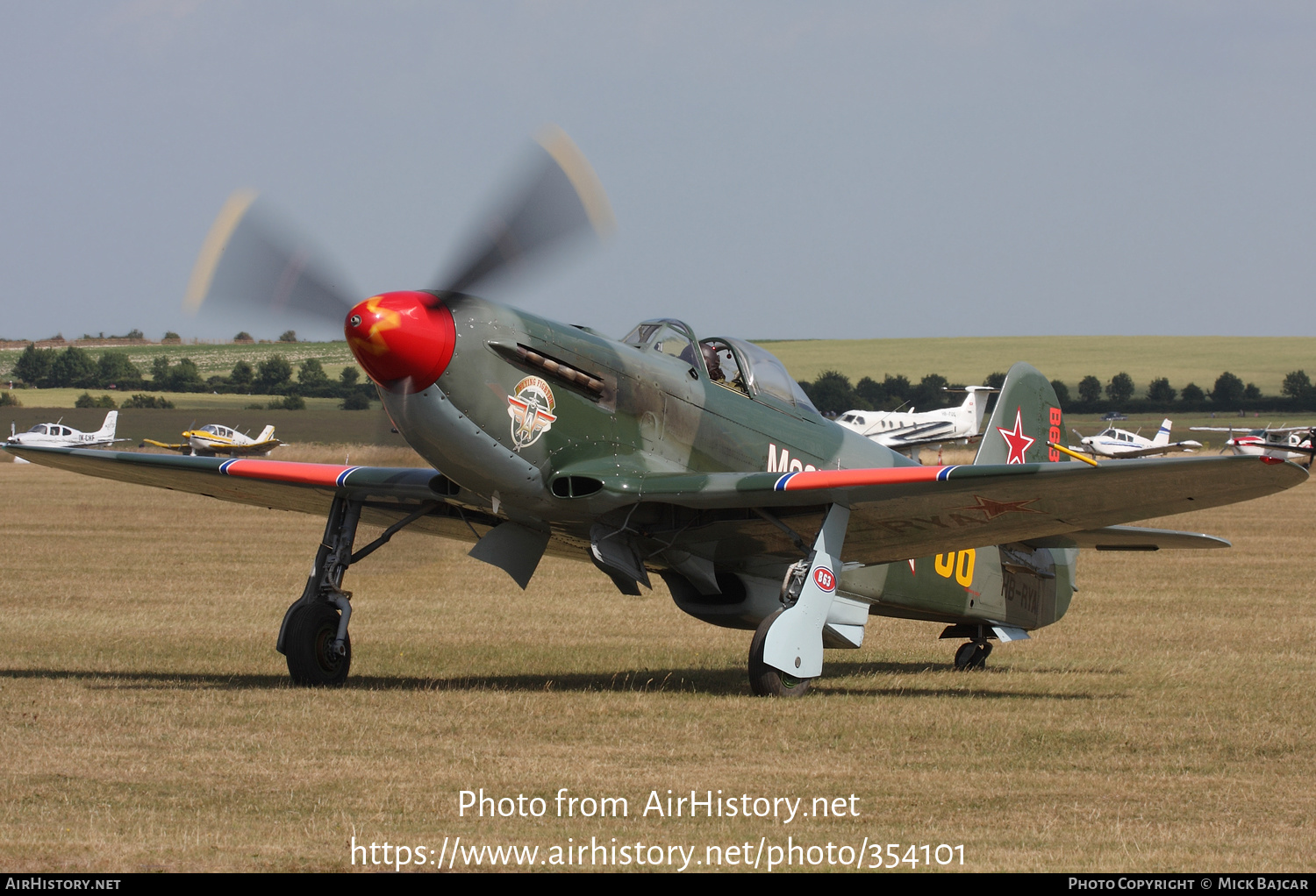 Aircraft Photo of HB-RYA / 06 yellow | Yakovlev Yak-9UM | Soviet Union - Air Force | AirHistory.net #354101