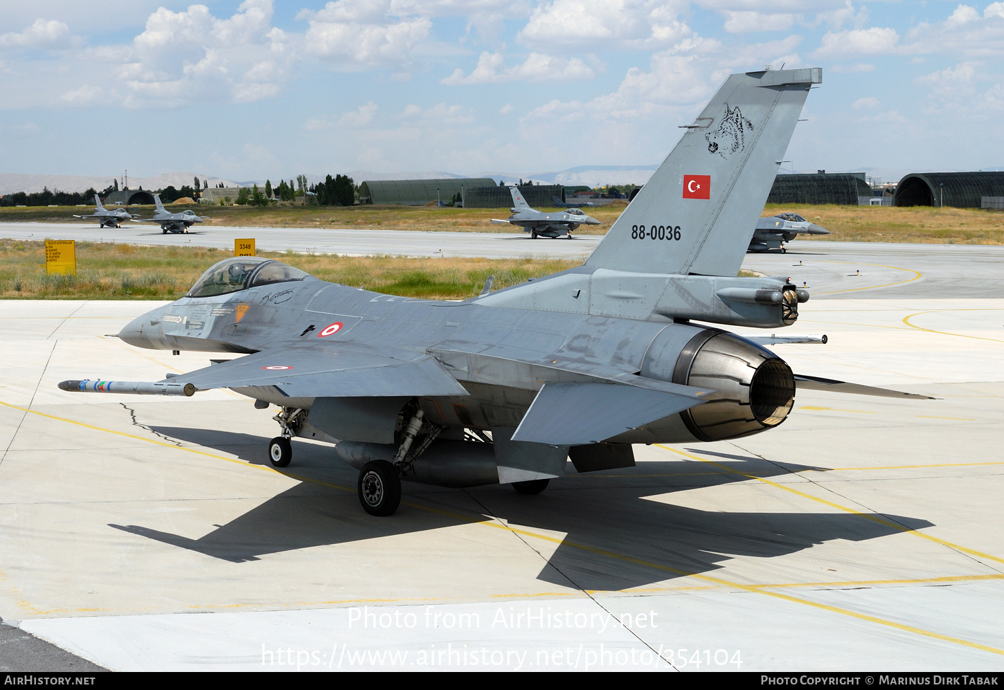 Aircraft Photo of 88-0036 | General Dynamics F-16CG Fighting Falcon | Turkey - Air Force | AirHistory.net #354104