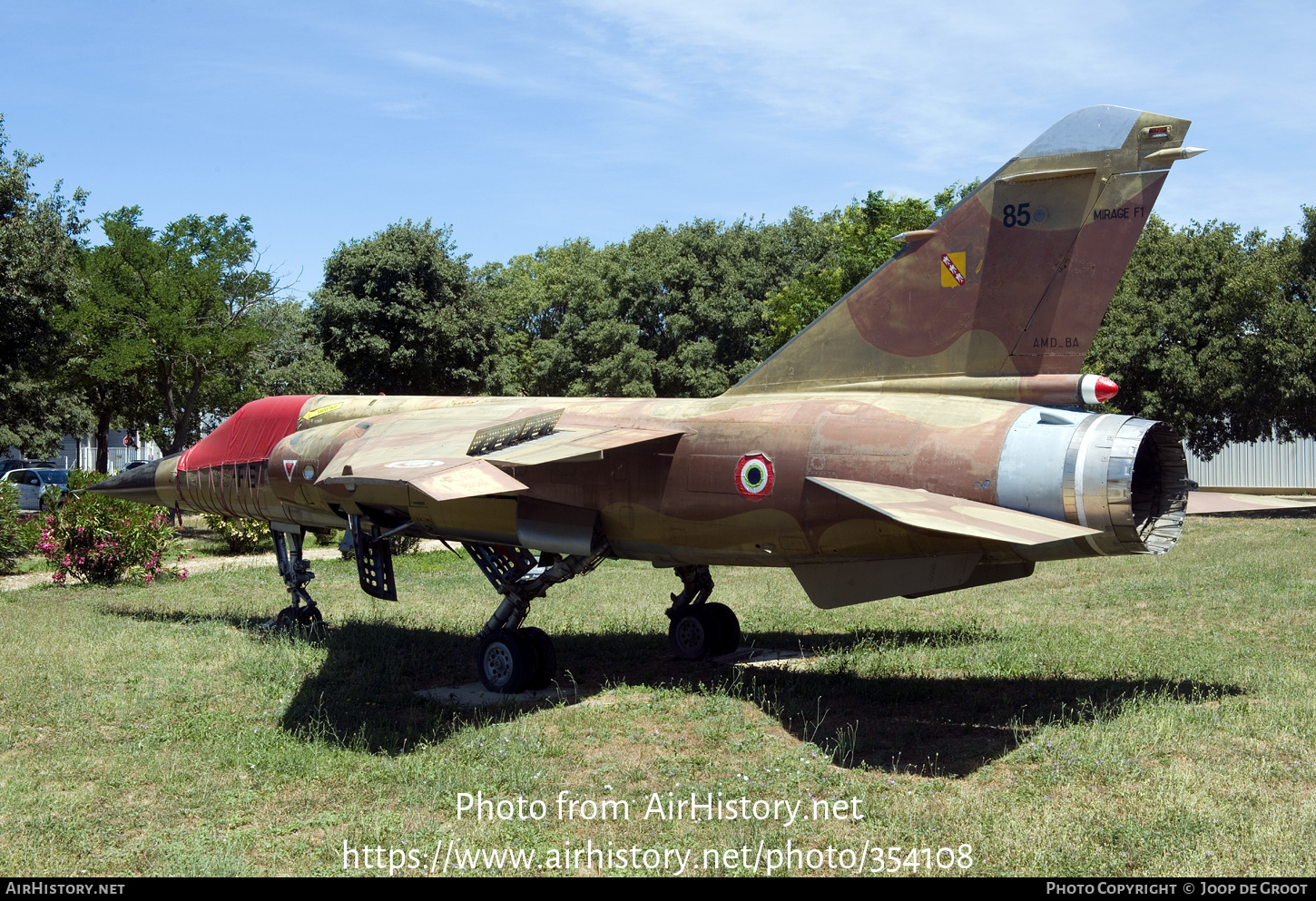 Aircraft Photo of 85 | Dassault Mirage F1C | France - Air Force | AirHistory.net #354108