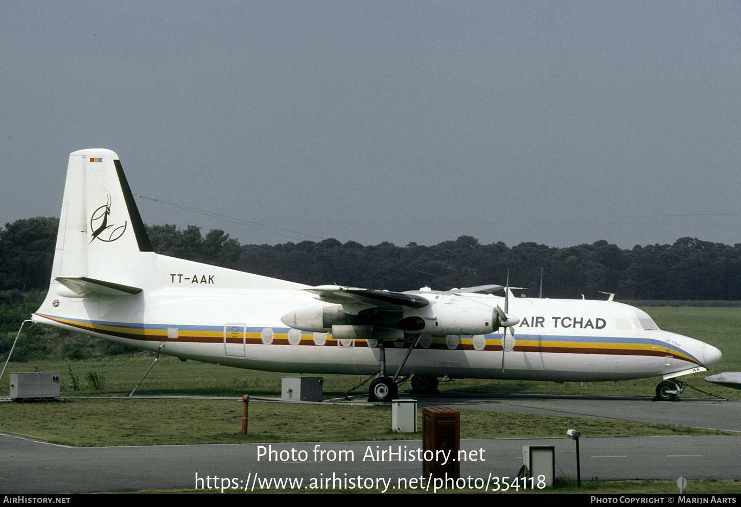 Aircraft Photo of TT-AAK | Fokker F27-600 Friendship | Air Tchad | AirHistory.net #354118