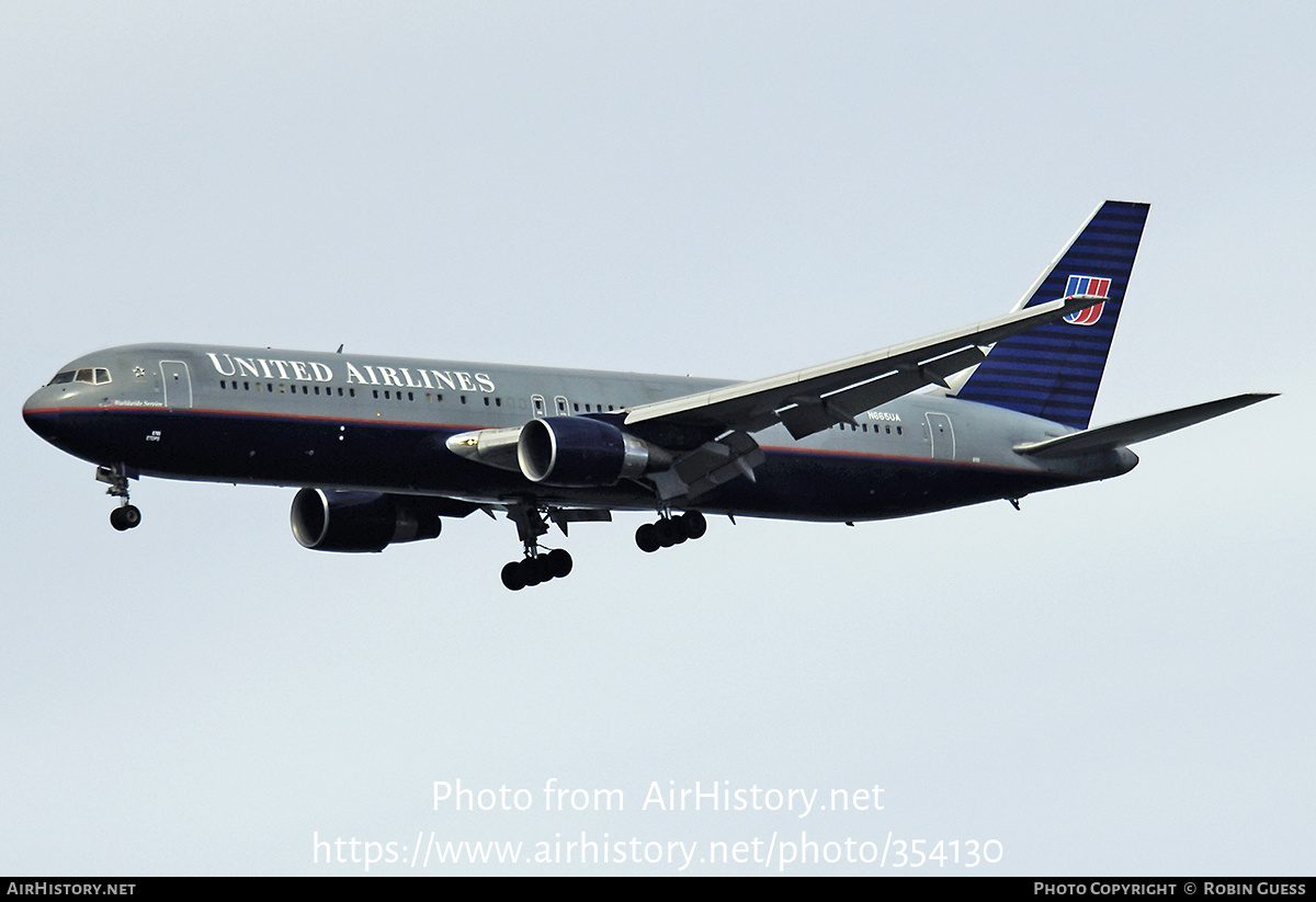 Aircraft Photo of N665UA | Boeing 767-322/ER | United Airlines | AirHistory.net #354130